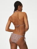 Printed Tie Side Bikini Bottoms