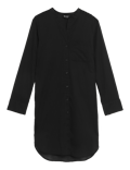 Pure Cotton Longline Beach Cover Up Shirt