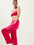 Pure Cotton Wide Leg Trousers