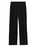 Pure Cotton Wide Leg Trousers