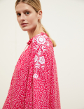 Pure Cotton Printed Beach Cover Up Kaftan