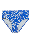 Animal Print Roll Top Bikini Bottoms