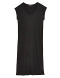 Jersey V-Neck Midi Dress