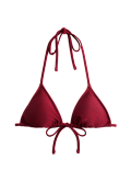 Sheen Triangle Bikini Top