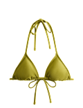 Sheen Triangle Bikini Top
