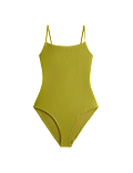 Sheen Cami Scoop Neck Swimsuit