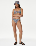 Floral Padded Bandeau Bikini Top