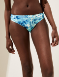 Tie Dye High Leg Bikini Bottoms