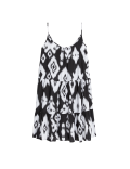 Printed Mini Swing Beach Dress