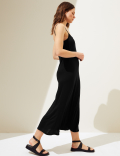 Jersey Scoop Neck Maxi Slip Dress