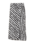 Linen Blend Midi Wrap Beach Skirt