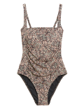 Tummy Control Printed Padded Swimsuit