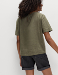 Linen Rich Relaxed T-Shirt