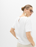 Linen Rich Relaxed T-Shirt