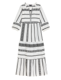 Cotton Rich Jacquard Midaxi Beach Dress