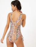 Post Surgery Tummy Control Printed Swimsuit
