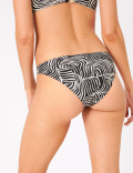 Printed Reversible Brazilian Bikini Bottoms