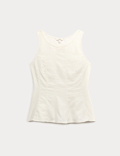 Linen Rich Vest Top