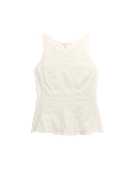Linen Rich Vest Top