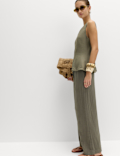 Linen Rich Vest Top