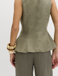 Linen Rich Vest Top