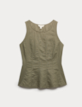 Linen Rich Vest Top