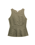 Linen Rich Vest Top