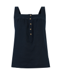Pure Linen Square Neck Camisole Top