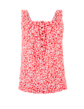Pure Linen Floral Camisole Top