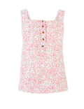 Pure Linen Floral Camisole Top