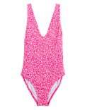 Printed Ribbed Swimsuit