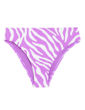 Printed High Waisted Bikini Bottoms
