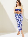 Padded Tie Detail Bandeau Bikini Top
