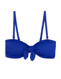 Padded Tie Detail Bandeau Bikini Top