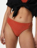 Sparkle High Leg Bikini Bottoms