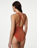 Sparkle Plunge Swimsuit
