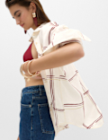 Pure Linen Checked Shirt