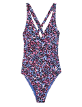 Printed Padded Plunge Swimsuit