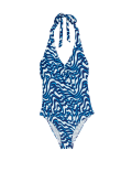 Printed Halterneck Swimsuit