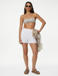 Printed Padded Bandeau Bikini Top