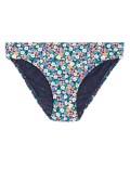 Printed Roll Top Bikini Bottoms