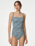 360 Tummy Control Printed Padded Tankini Top