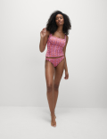 360 Tummy Control Printed Padded Tankini Top