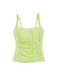 360 Tummy Control Printed Padded Tankini Top
