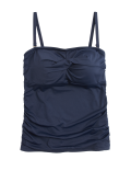 Tummy Control Padded Bandeau Tankini Top