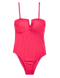 Tummy Control Padded V-Neck Swimsuit