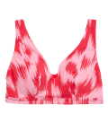 Printed Plunge Bikini Top