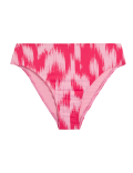 Printed High Waisted Bikini Bottoms