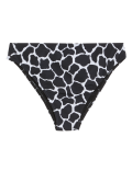 Animal Print High Waisted Bikini Bottoms