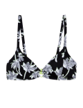 Printed Padded Plunge Bikini Top